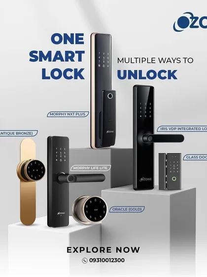 We offer a comprehensive range of smart locks to fit any need. This overview displays our diverse collection, including the Morphy, Oracle, and IRIS series, as well as specialized locks for glass doors, ensuring we have the perfect solution for every door in your home.