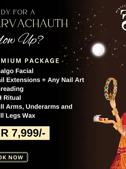 I create special head-to-toe packages for festive occasions because you deserve to feel your absolute best. This premium package, for example, combines a luxury Thalgo facial, nail extensions, and full-body waxing for a complete glow-up.