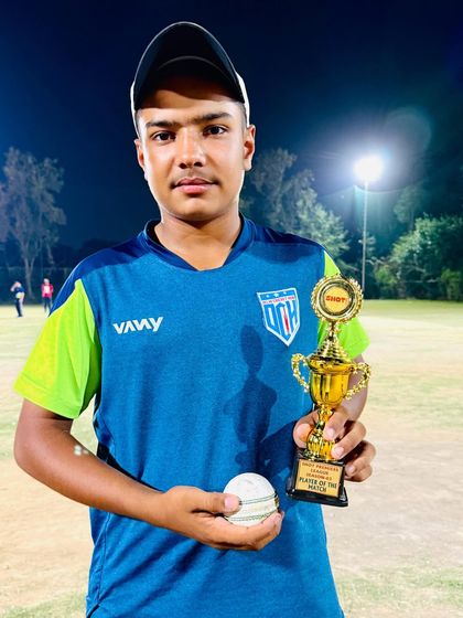 Another 5-wicket haul for Yug Dahiya. He is a consistent wicket-taker.