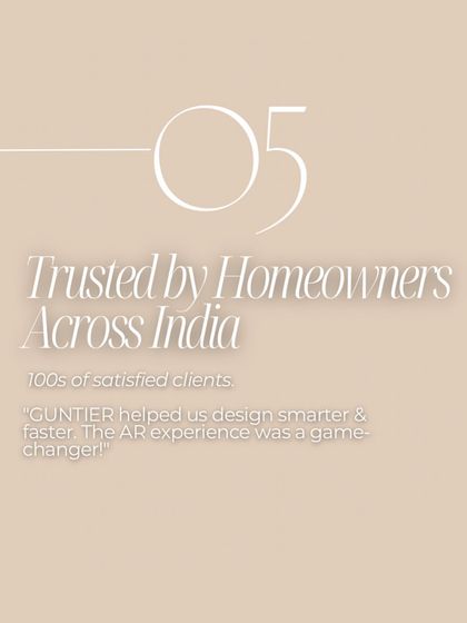 We are trusted by hundreds of satisfied homeowners across India who appreciate our quality, service, and game-changing AR experience.