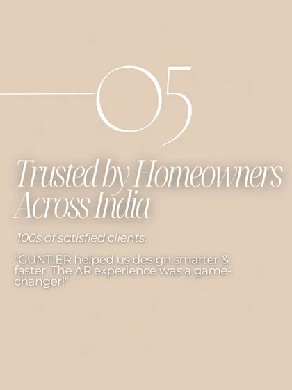We are trusted by hundreds of satisfied homeowners across India who appreciate our quality, service, and game-changing AR experience.