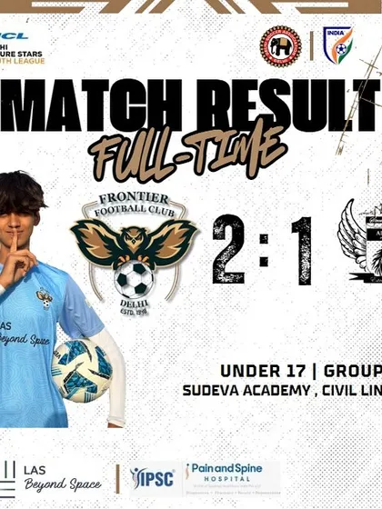 Full time and a 2-1 win for our U-17 team in Group B of the youth league.