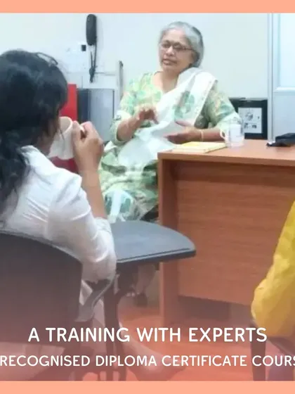 An expert trainer provides personalized feedback during a practical session. This mentorship is a critical part of our program, ensuring you not only learn the techniques but also embody the respectful and observant attitude of a Montessori guide.