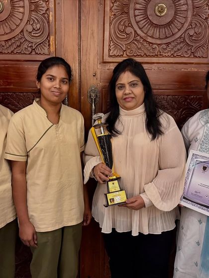 Celebrating our achievement with the heart of Swa, my incredible team. Every success is a team success.