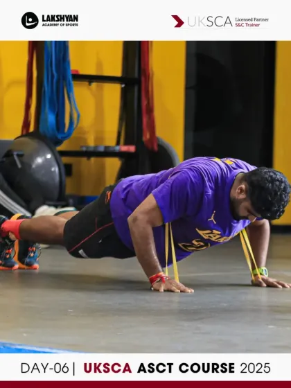 Lakshyan Academy of Sports - Coach & Trainer Education UKSCA Strength & Conditioning Certification photo 34