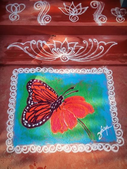 Anesha Artgallery - Indian Folk Art & Home Decor Rangoli & Kolam: Ephemeral Beauty photo 6