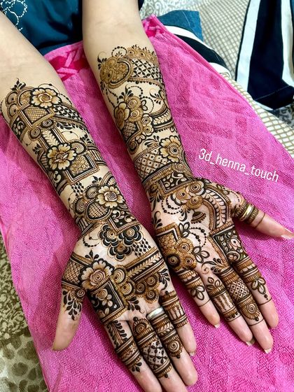 3D Henna Touch - Festive & Occasional Mehndi Intricate Indo-Arabic & Fusion Styles photo 4