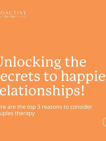 Unlocking the secrets to happier relationships often starts with seeking support. Here are the top three reasons to consider couples therapy.