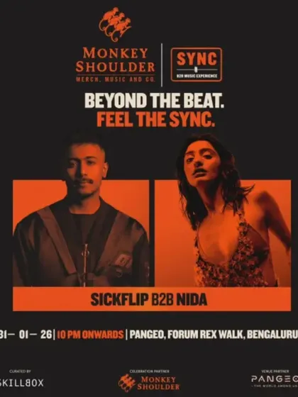 A duplicate of the Sickflip B2B Nida SYNC poster.