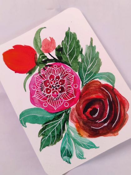 Pavna - Custom Artwork & Handmade Crafts Botanical Watercolor Paintings photo 19