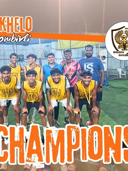 Our Under 19 boys celebrating their championship trophy win in Dombivli. We focus on developing senior players for high-level competitive football, and their success speaks for itself.