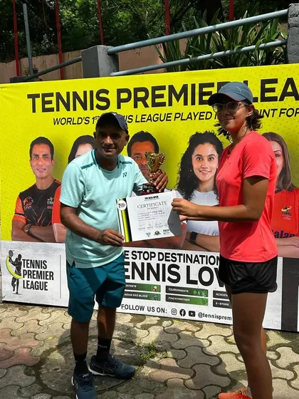 A gallery of our players' outstanding results at the highly competitive Tennis Premier League (TPL) Delhi State finals, featuring numerous winners and finalists.