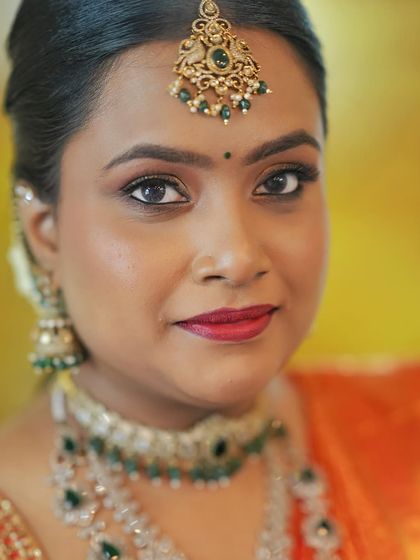 Makeover by Ramya - Bridal Makeup & Hairstyling Elegant Engagement & Reception Looks photo 7