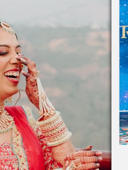 The bride's infectious laughter is a testament to a joyful and stress-free wedding day, which is always our ultimate goal as planners.