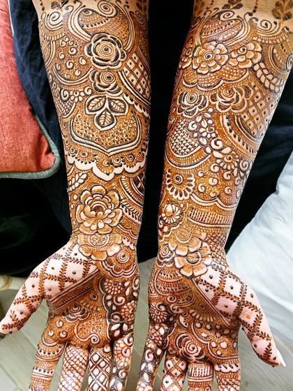 Asma Arts - Bridal Henna Intricate Bridal Designs photo 15