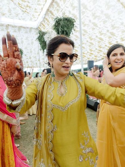 The Mogra Collective - Full-Service Wedding Planning Vibrant Pre-Wedding Rituals: Haldi & Mehendi photo 7