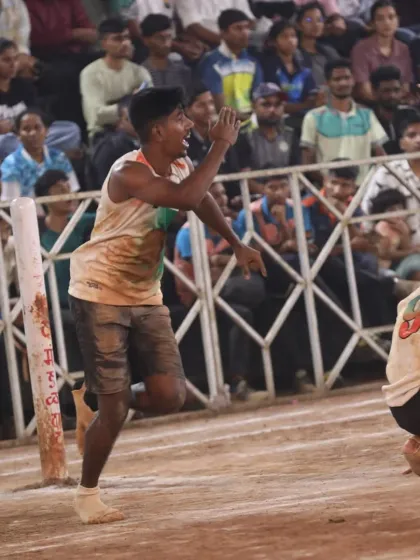 The raw emotion and passion of Kho-Kho, captured in a single moment.