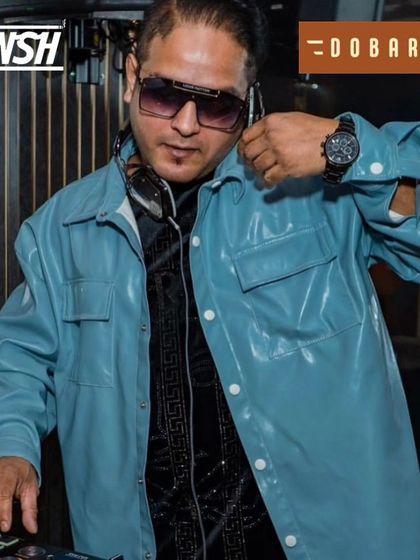 Rocking a cool blue look for the Independence Day bash at Dobaraa. My style is as much a part of the performance as my music.