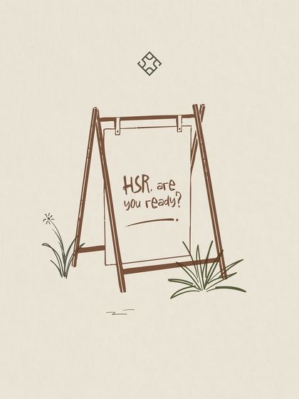 HSR, are you ready? A simple, illustrated announcement building excitement for our new location.