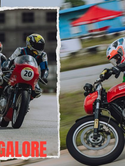 A collage from the Bangalore Zonal Selection, capturing the excitement of the races.