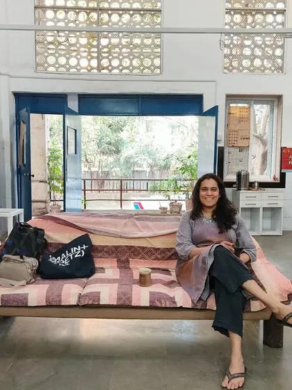 Welcome to our new studio space in Govandi. I wanted to create a place that feels open, calm, and full of light. Thank you to everyone who has been part of this journey. We can't wait to welcome you here.
