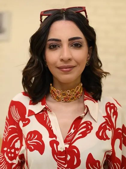 An intimate styling session at my Gurgaon studio. I love creating these private jewelry showcases for clients and their friends, turning the process of selecting jewelry into a memorable and shared experience.