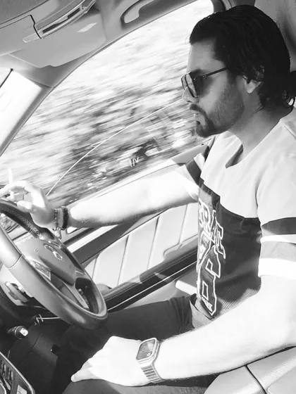 A candid shot while on the move. Life as a busy advocate means many hours are spent navigating the city.