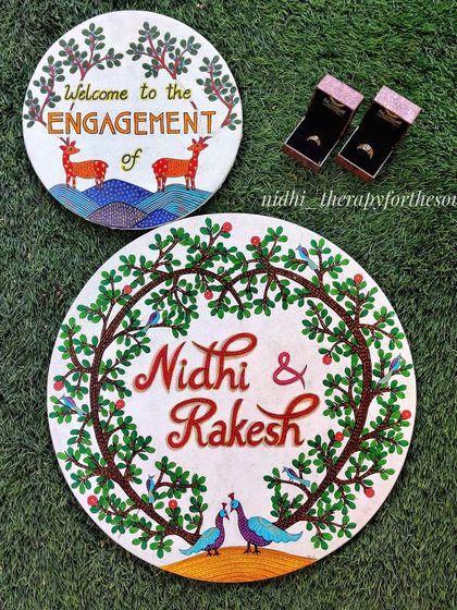 Nidhi - Hand-Painted Home Decor & Accents Custom Nameplates & Event Signage photo 13