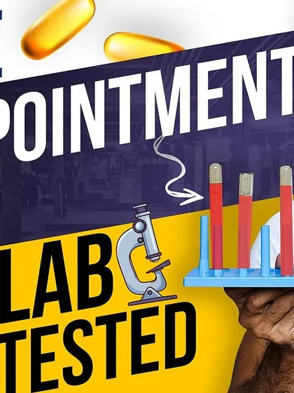 Thumbnail for my lab test video on Naturaltein's Ultimate Omega 3. A triple disappointment?