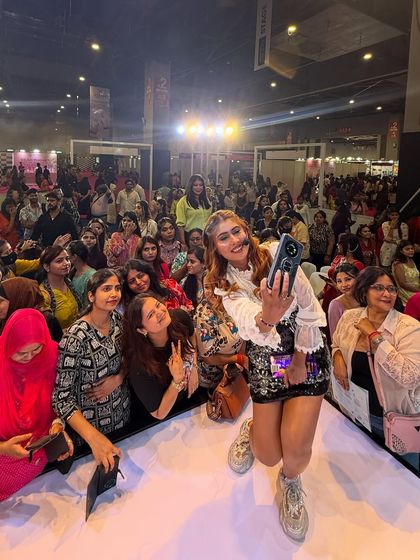 A selfie with my amazing audience. Your love and support mean the world to me.