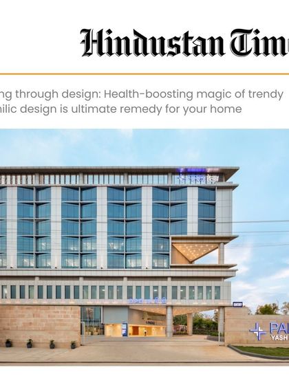 A recent feature in the Hindustan Times where our Associate Director discussed the health-boosting magic of biophilic design. He highlighted how integrating natural elements enhances air quality and promotes holistic healing.