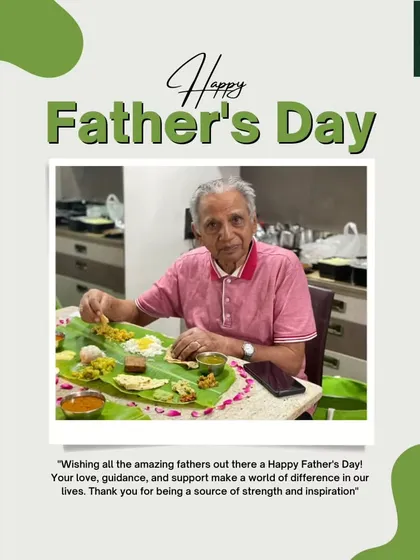 Wishing all fathers a Happy Father's Day. We love seeing families treat their fathers to our traditional meal, a perfect way to show love and appreciation on their special day.