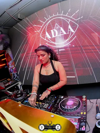 Focused and in the zone at Exoro 2.0. Behind the decks, I'm locked into the music and the crowd, mixing tracks to create a seamless, high-voltage vibe that keeps the dance floor packed.