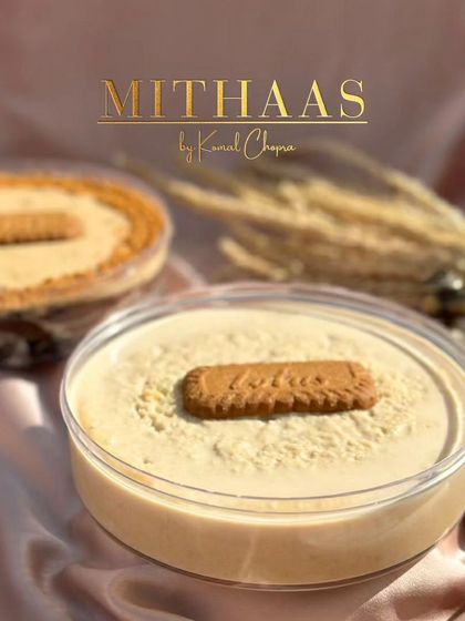 A close-up of my Lotus Biscoff dessert tub. The creamy, dreamy texture combined with the unique caramelized spice of the Biscoff cookie makes this an irresistible treat.