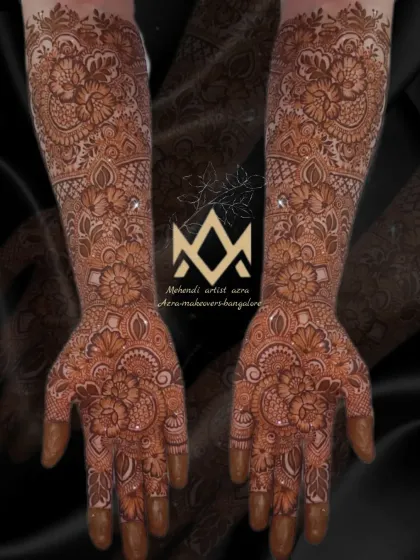 Azra Mehendi - Mehendi Artistry Full Bridal Mehendi photo 44