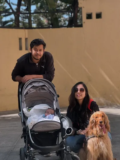 Another sweet family moment captured during our New Year's outing.