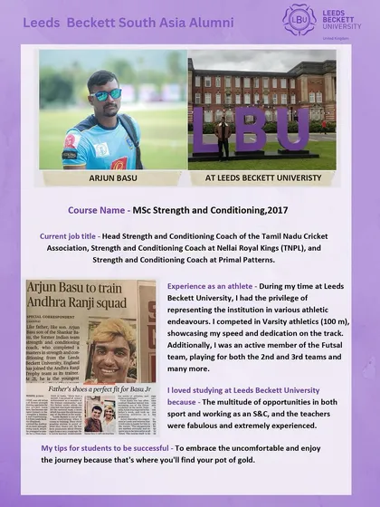My education is the bedrock of my practical experience. I was the first Indian student to get an MSc in Strength and Conditioning from Leeds Beckett University, and I bring that level of academic rigor to all my mentorship programs.