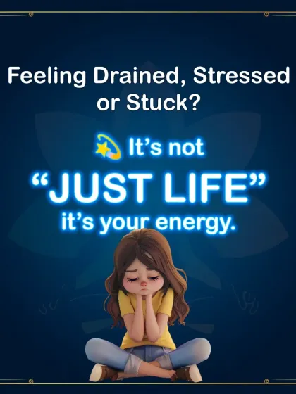 That feeling of being drained, stressed, or stuck is not "just life." It's a signal from your body that your energy is imbalanced. Chakra healing can help you restore your natural vitality.