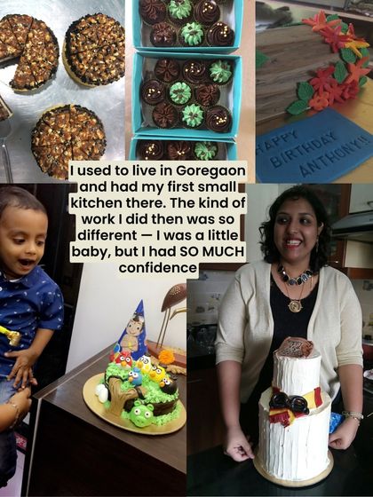 A throwback to 2016 when I had my first small kitchen in Goregaon. The work was so different, but I had so much confidence even then.