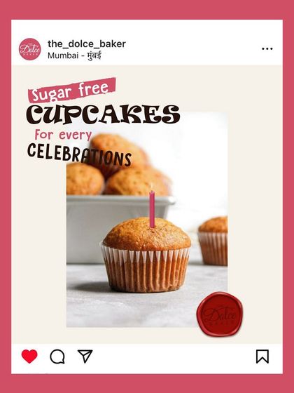 My sugar-free cupcakes are perfect for every celebration. Whether it's a birthday or just a small treat for yourself, you can enjoy them knowing they are made with your health in mind.