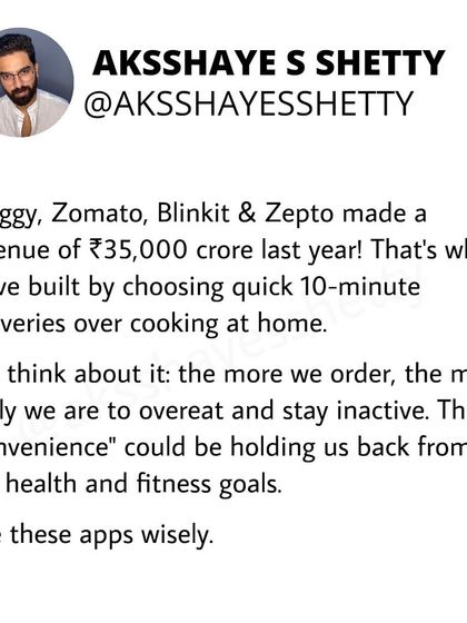The rise of 10-minute delivery apps offers convenience, but it can also encourage overeating and inactivity. It's a powerful tool, but it's crucial to use these apps wisely to stay on track with your health goals.