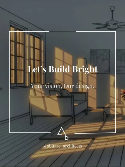 A call to action: Let's Build Bright. This image represents my collaborative process, where I combine your vision with my design expertise.
