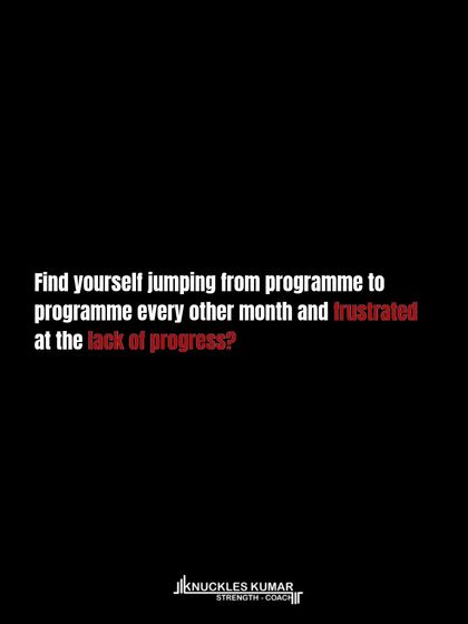 Stop jumping between programs. Meaningful strength and muscle adaptations require consistent exposure to a stimulus over time, typically 12 weeks or more. The biggest gains come from sticking with a plan and applying progressive overload intelligently.