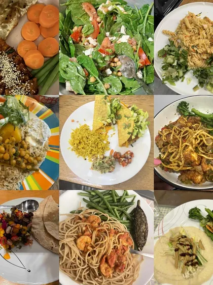 Another look at the variety of meals in our plan. Spaghetti, tacos, and curry are all on the menu. Sustainable weight loss has to be enjoyable.