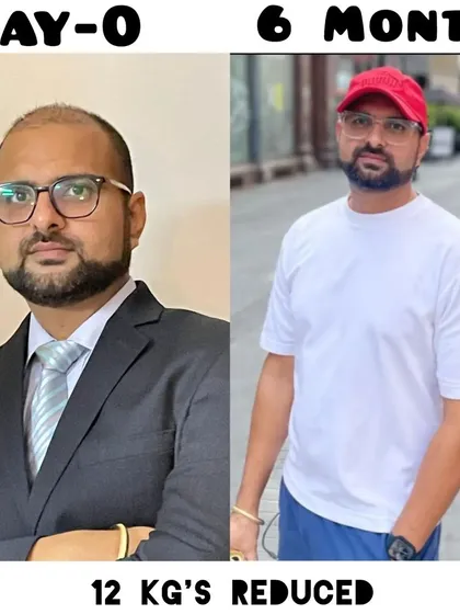 Real results, real dedication. This is what my client achieved in just 6 months of online training, losing 12 kgs of fat while building muscle and improving his running capacity from 5km to 10km. This is the kind of life-changing transformation we can achieve together.