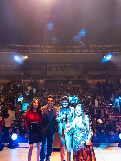 A shot from our show in Vancouver. The energy from the crowd and the band makes these large-scale concerts so special.