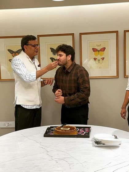 A lighthearted moment during Rohan's birthday celebration. A positive team dynamic is essential for tackling complex legal challenges.