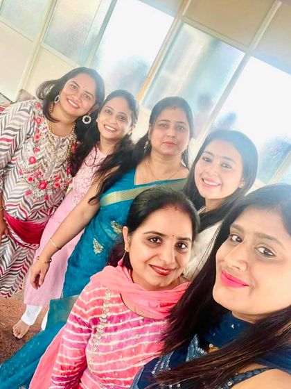 A happy selfie with my students during the Women's Day festivities. These are the moments that build our strong, supportive family.