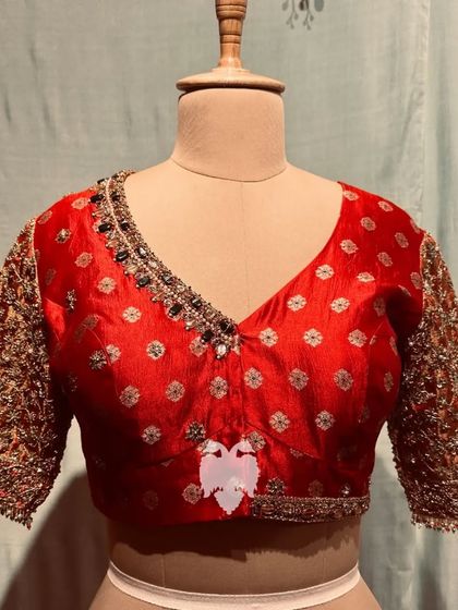 Blouse House by Mahitha Prasad - Custom Blouse Design & Embroidery A Closer Look: The Art of Embroidery photo 30