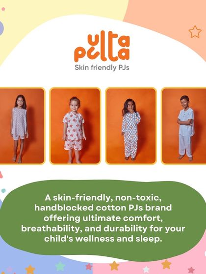 Introducing Pella PJs, a skin-friendly, handblocked cotton pajama brand that ensures ultimate comfort for a good night's sleep.